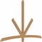 Ekena Millwork Alberta Smooth Timber Gable Bracket, Western Red Cedar, 84"W x 56"H x 1 1/2"D x 3 1/2"F, 16/12 Pitch GBW084X56X0204ALB00SWR - alternate 5